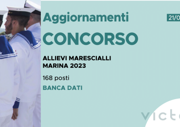 CONCORSO 168 ALLIEVI MARESCIALLI MARINA 2023 – BANCA DATI