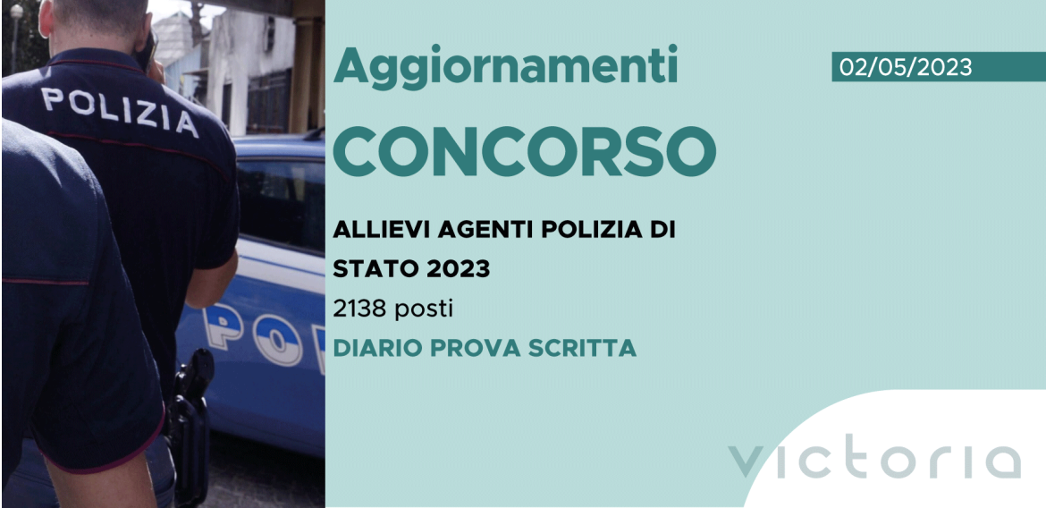 CONCORSO 2138 ALLIEVI AGENTI POLIZIA DI STATO 2023 – BANCA DATI