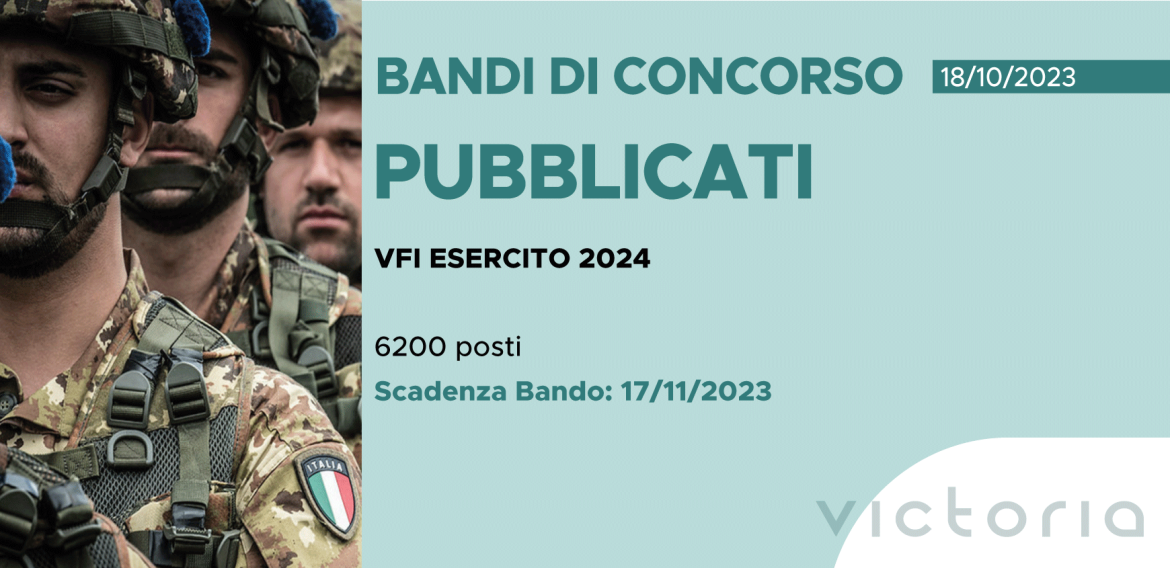 CONCORSO 6200 VFI ESERCITO 2024