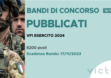 CONCORSO 6200 VFI ESERCITO 2024