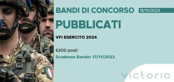 CONCORSO 6200 VFI ESERCITO 2024