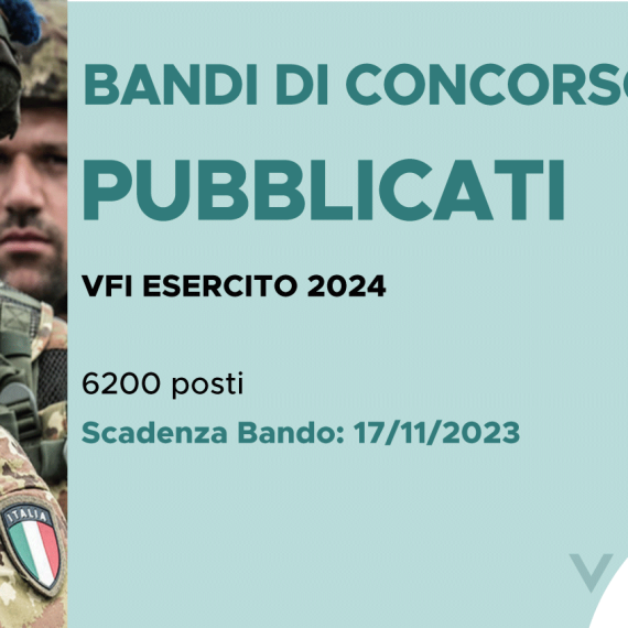 CONCORSO 6200 VFI ESERCITO 2024
