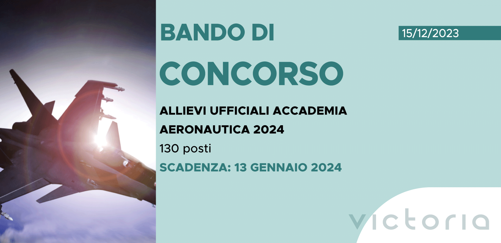 CONCORSO 130 ALLIEVI UFFICIALI ACCADEMIA AERONAUTICA 2025 Formazione