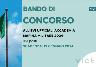 CONCORSO 153 ALLIEVI UFFICIALI ACCADEMIA MARINA 2024