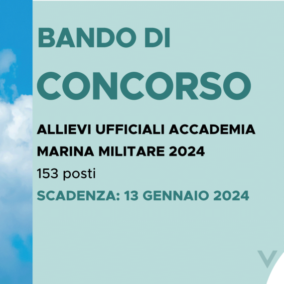 CONCORSO 153 ALLIEVI UFFICIALI ACCADEMIA MARINA 2024