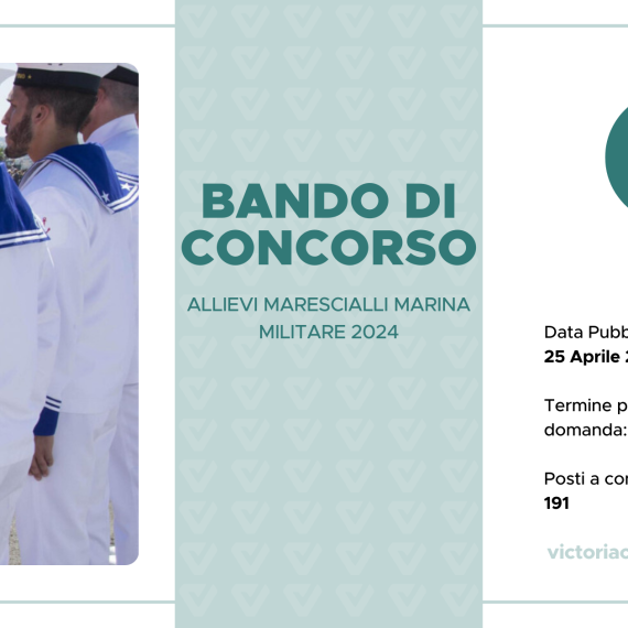 CONCORSO 191 ALLIEVI MARESCIALLI MARINA MILITARE 2024