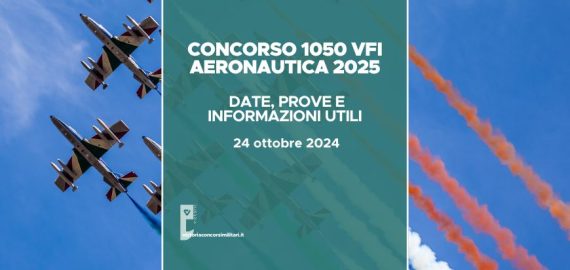 Concorso 1050 VFI Aeronautica 2025