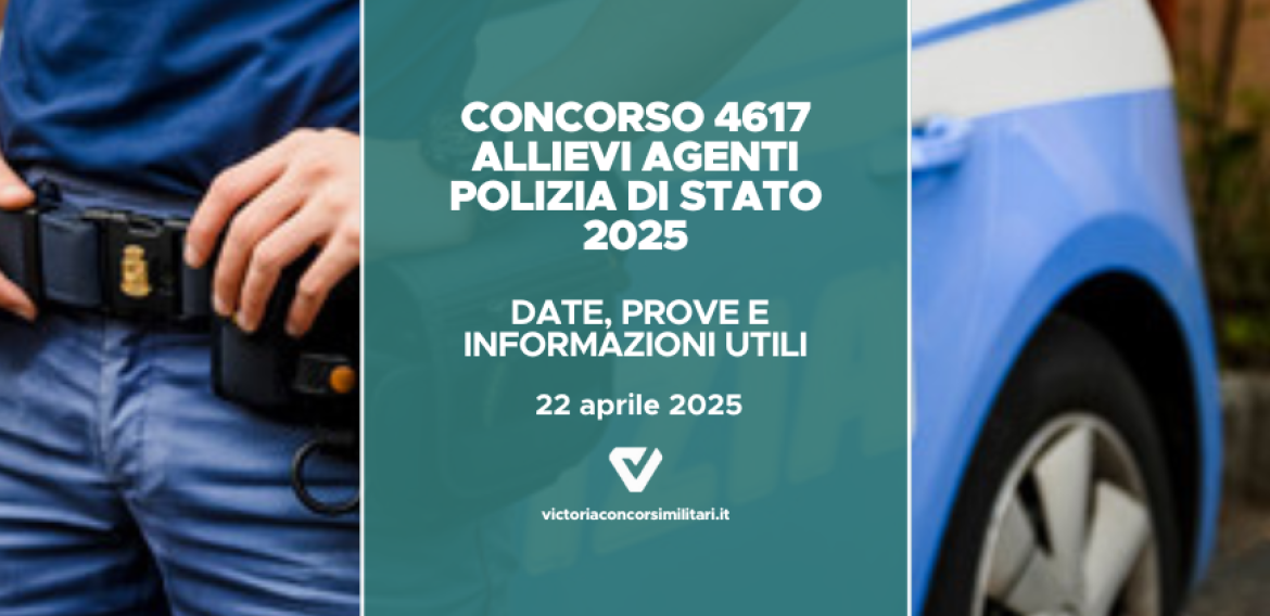 Concorso Allievi Agenti Polizia di Stato 2025: date, prove e informazioni utili