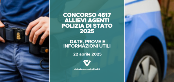 Concorso Allievi Agenti Polizia di Stato 2025: date, prove e informazioni utili