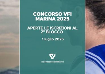 Concorso VFI Marina 2025 2° blocco: date, prove e informazioni utili