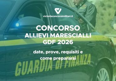 Concorso Allievi Marescialli Guardia di Finanza 2026