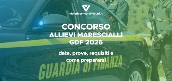 Concorso Allievi Marescialli Guardia di Finanza 2026