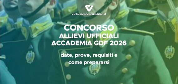 Concorso Allievi Ufficiali Accademia Guardia di Finanza 2026