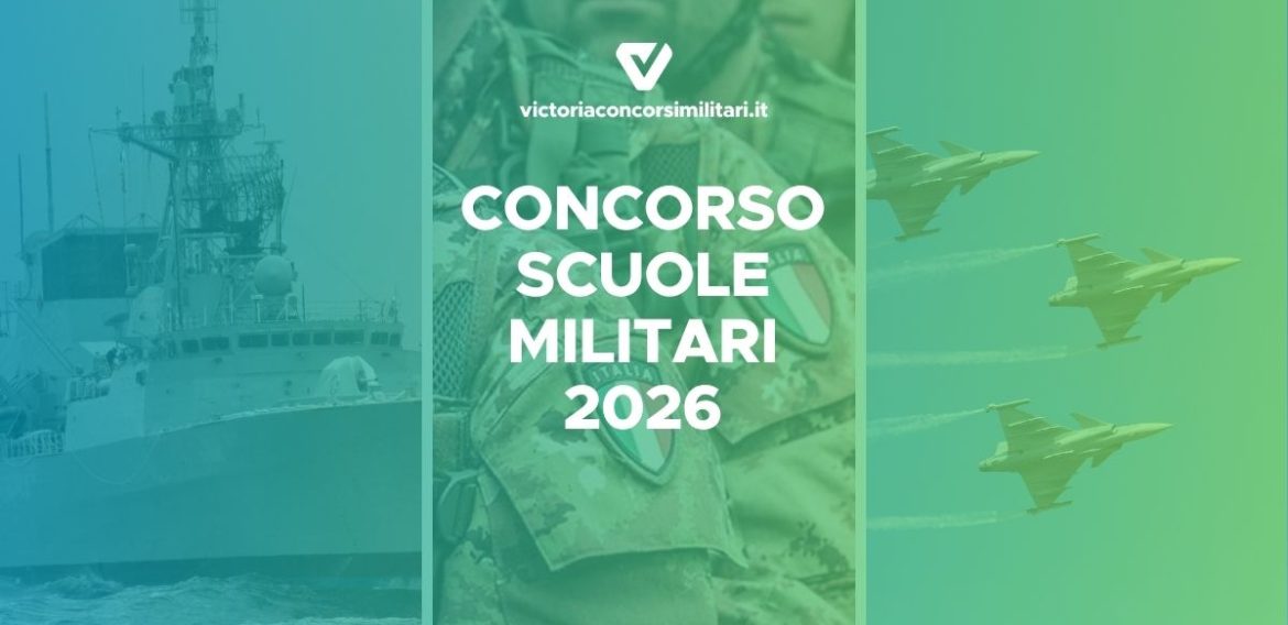 Concorso Scuole Militari Esercito, Marina e Aeronautica 2026