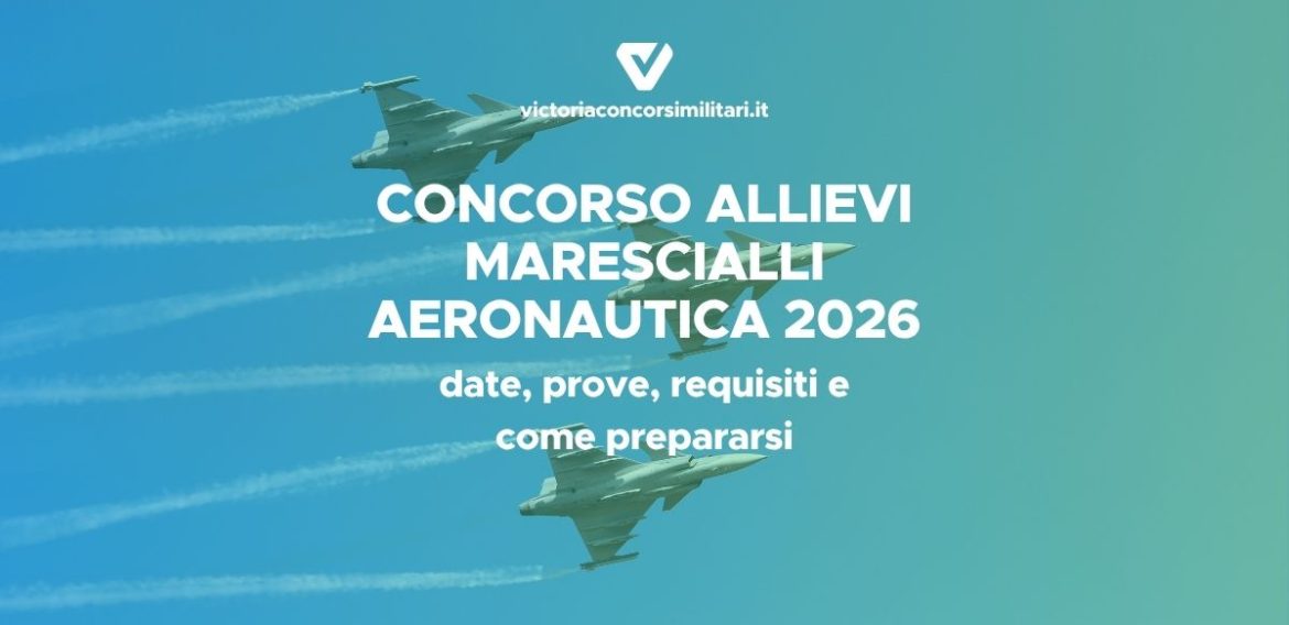 Concorso Allievi Marescialli Aeronautica 2026