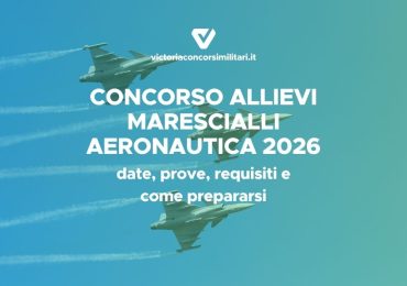 Concorso Allievi Marescialli Aeronautica 2026