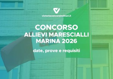 Concorso Allievi Marescialli Marina Militare 2026