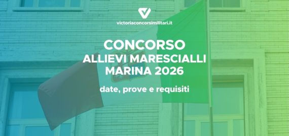 Concorso Allievi Marescialli Marina Militare 2026