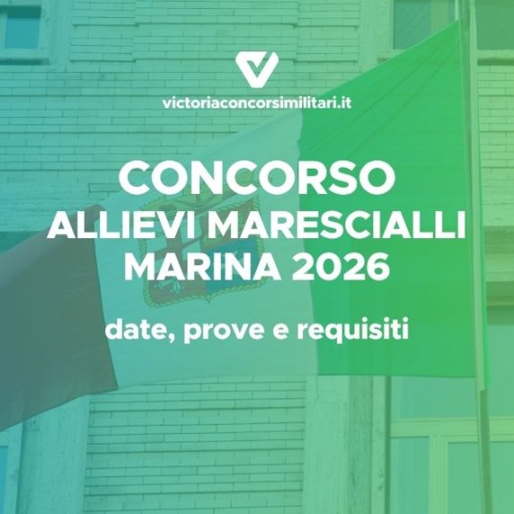 Concorso Allievi Marescialli Marina Militare 2026