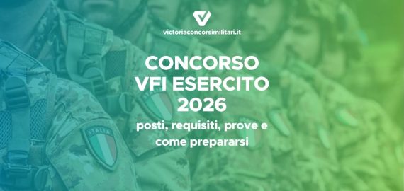 Concorso VFI Esercito 2026