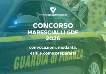 Prova scritta Maresciallo Guardia di Finanza 2026
