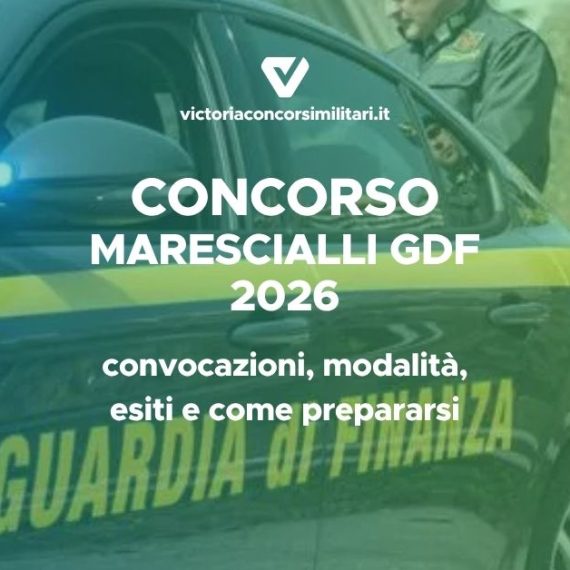 Prova scritta Maresciallo Guardia di Finanza 2026