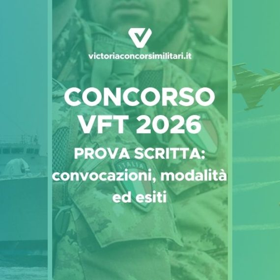 Prova scritta Concorso VFT Esercito, Marina, Aeronautica 2026
